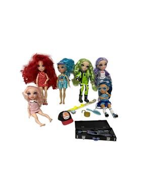 Rainbow High Shadow High Lot Of 6-Fashion Doll Multicolor With Accessories